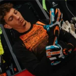 Gants Kontrol Knit Tech II Orange-Turquoise