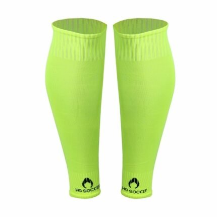 Bas tubulaires sans pieds, vert fluo