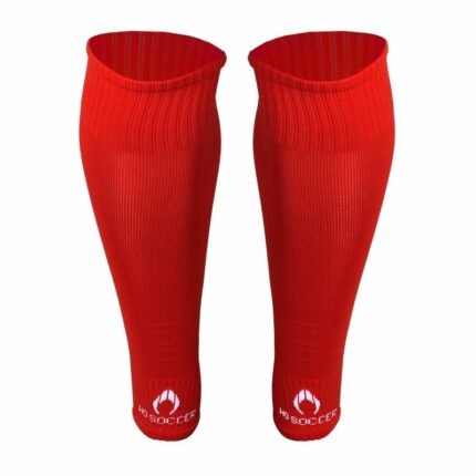 Bas tubulaires rouges sans pieds